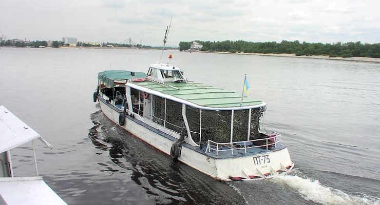 Речной трамвай запустят, когда Днепр замерзнет