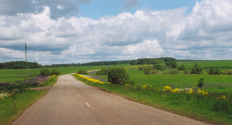 Движение на автодорогах Киева интенсивное