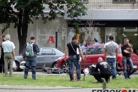 В Киеве разбился байкер