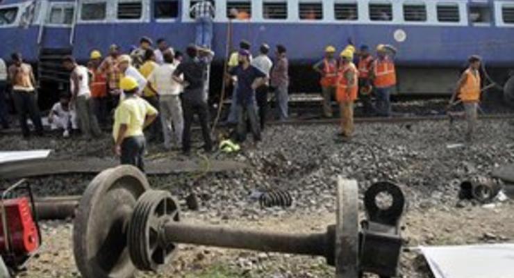 В Индии столкнулись два поезда: 65 погибших