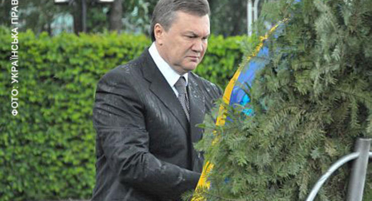 Янукович: Дождь – это к деньгам
