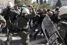 В Афинах началась 48-часовая забастовка