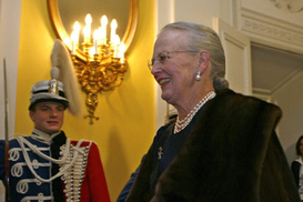 Вулкан испортил день рождения королевы Дании(фото)