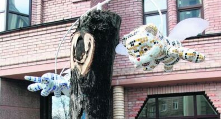 В Киеве появились летающие тигрята (фото)