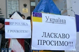 На границе с Польшей километровые пробки