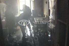 На Хрещатике сгорела квартира (фото)