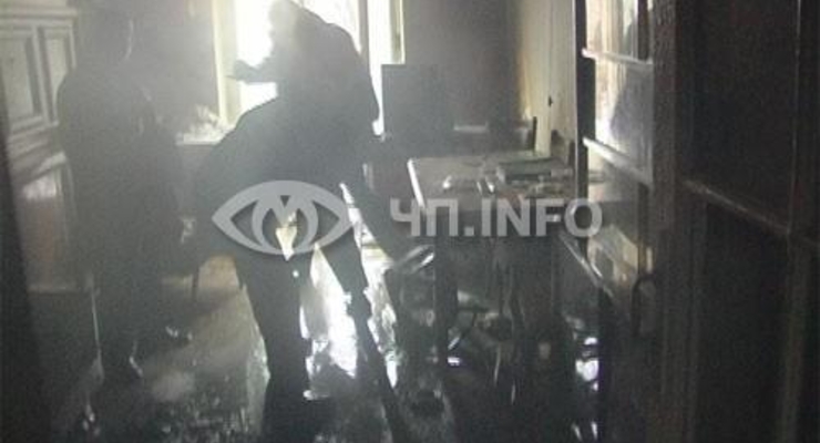 На Хрещатике сгорела квартира (фото)