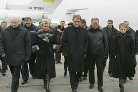 Тимошенко и Ющенко не пришли на инаугурацию Януковича