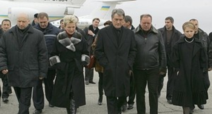 Тимошенко и Ющенко не пришли на инаугурацию Януковича