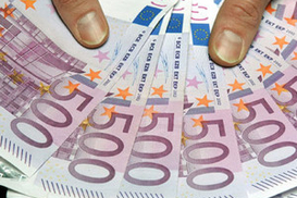 Евро продолжает дешеветь (на 10:30 27.01.2010)