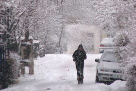 Южную Украину замело снегом