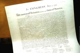 На аукционе Christie's продадут Декларацию независимости США (фото)