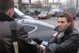 Футболист Андрей Шевченко попал в ДТП (фото)