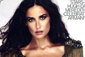 Фотошоп-скандал: Деми Мур сменила тело на обложке журнала (ФОТО)