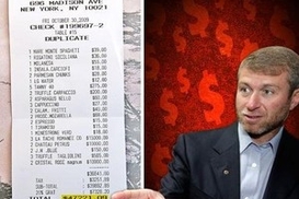 Абрамович пообедал на 52 тысячи долларов (ФОТО)