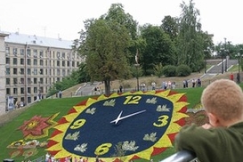 Цветочные часы вернут Киеву весной (ФОТО)