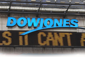 Индекс Dow Jones преодолел отметку в 10 тысяч пунктов