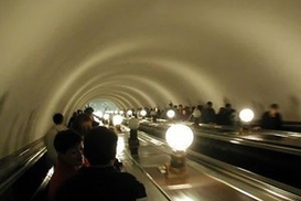 В Киеве на три минуты остановилось метро