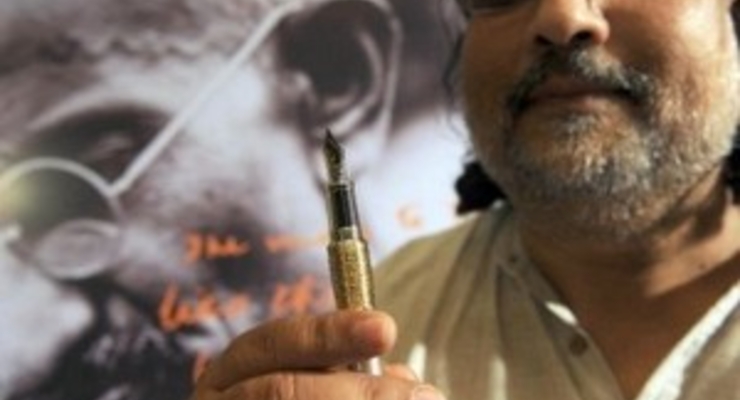 Montblanc выпустил ручку за 25 тысяч долларов в честь Махатмы Ганди (ФОТО)