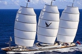 Создана самая большая в мире яхта Maltese Falcon (ФОТО)