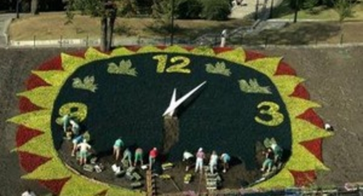 В Киеве снова запустят цветочные часы (фото)