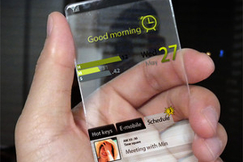 Создан прозрачный телефон (ФОТО)