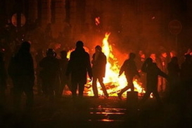 Осторожно! В Париже массовые беспорядки