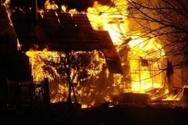 В Киеве сгорели пять строителей