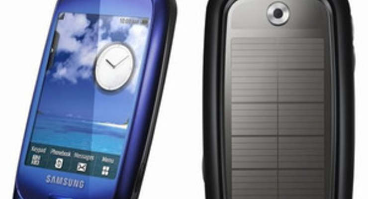 Samsung Electronics анонсировал инновационный телефон Blue Earth с солнечной батареей