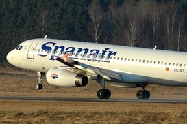 Самолет Spainair совершил экстренную посадку