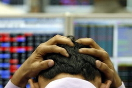 Российский фондовый рынок упал на 3%