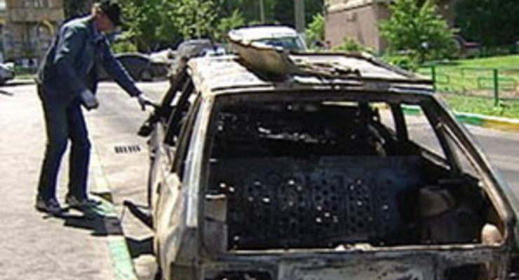 В Виннице 23 автомобиля облили кислотой