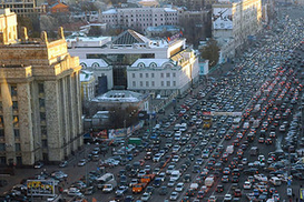 В столице появятся информационные табло, предупреждающие о «пробках»