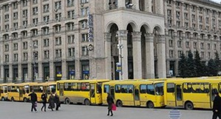 Забастовка столичных маршрутчиков может перерасти во всеукраинскую