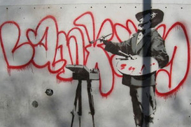 За кусок стены с граффити Бенкси предлагают $400 тыс. (фото)