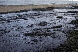 В Азовском море плавает 4-км пятно мазута