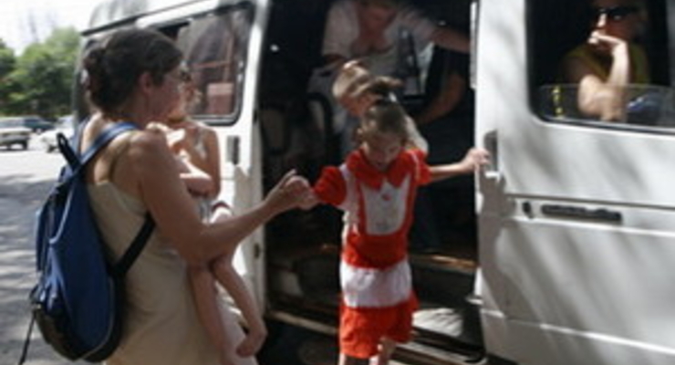 Киевские маршрутки будут ездить со скоростью 50 км/ч