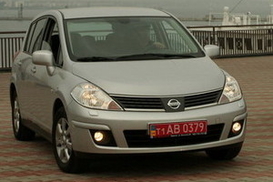 NISSAN Tiida появился в Украине