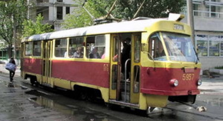 В Киеве нехватка трамваев