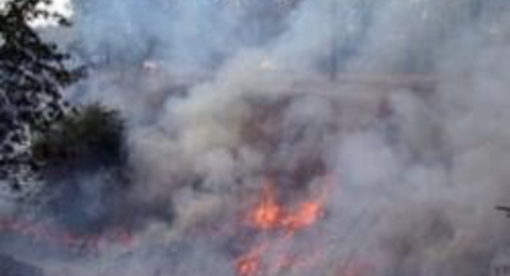 Российский курорт  Геленджик в огне