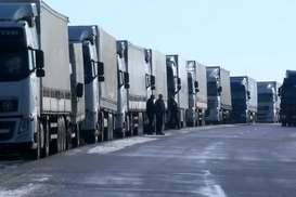 Ространснадзор заявил о задержании 152 украинских фур в России