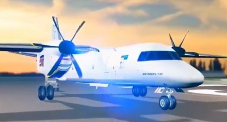 ГП Антонов показало видеопрезентацию нового Ан-132