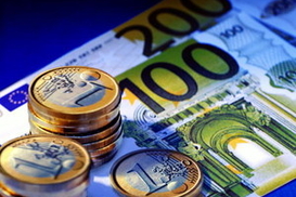 Евро падает