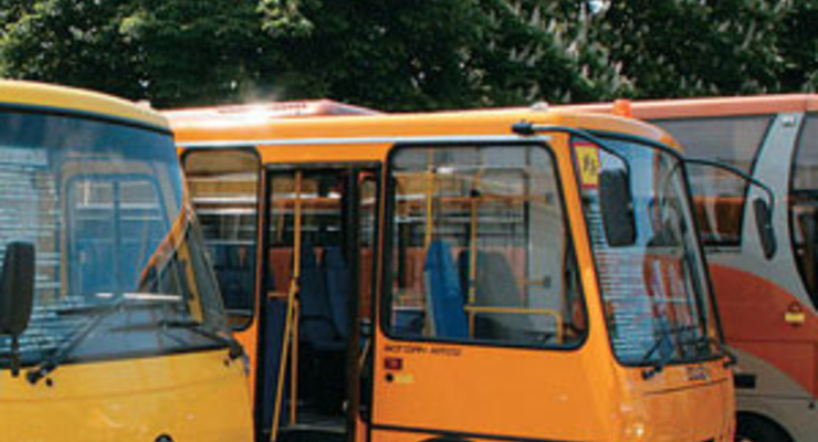 Маршруточники в Киеве бастуют