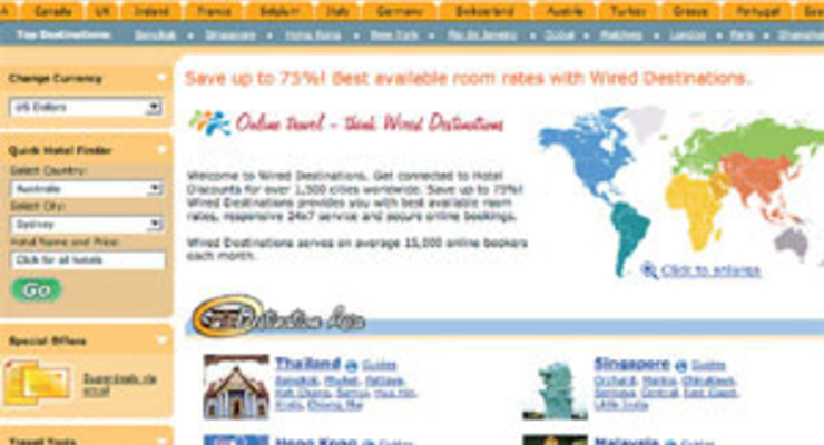 Wired Destinations - еще одна система онлайн-бронирования