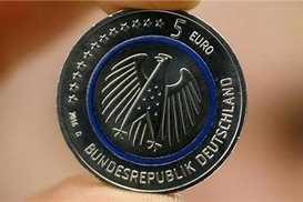 В Германии выпустили монету при помощи уникальной технологии: фото
