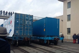 В обход России: экспериментальный поезд из Китая вернулся в Украину пустым