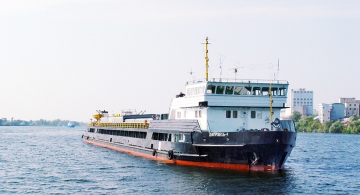 Интенсивность судоходства на Днепре резко выросла