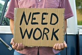 В Украине снизилось количество официальных безработных