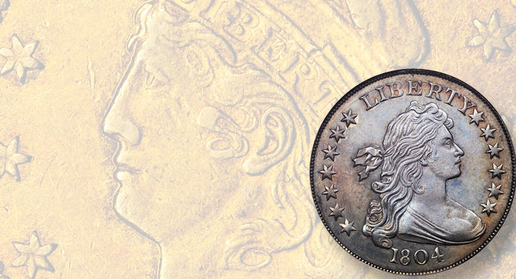 Серебряный доллар начала ХIX века может уйти с молотка за рекордную для монеты цену
